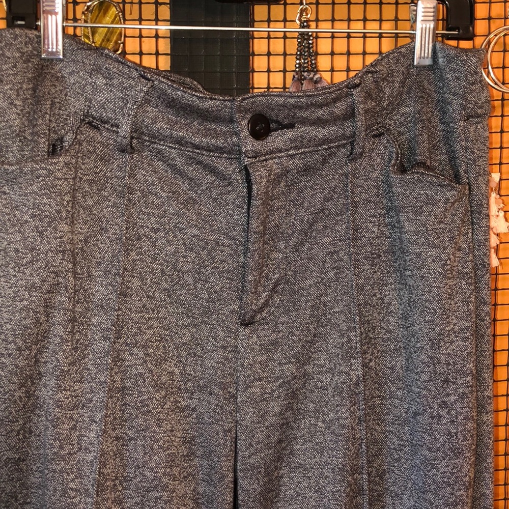 Black and white dress pants